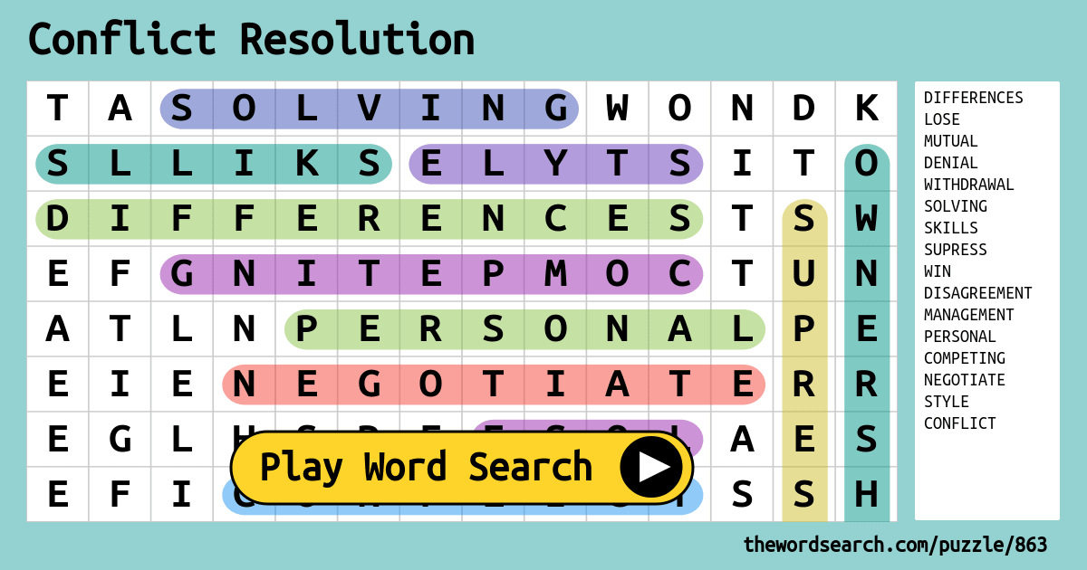 conflict-resolution-word-search