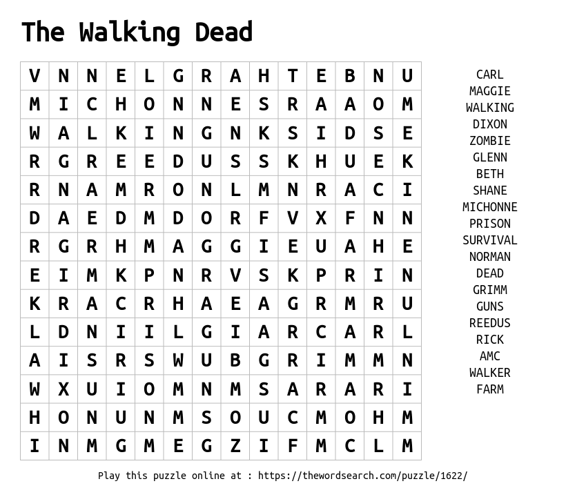 Another Word For Walking Dead