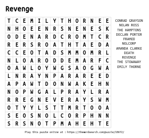 Word Search on Revenge