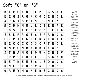 Word Search on Soft 