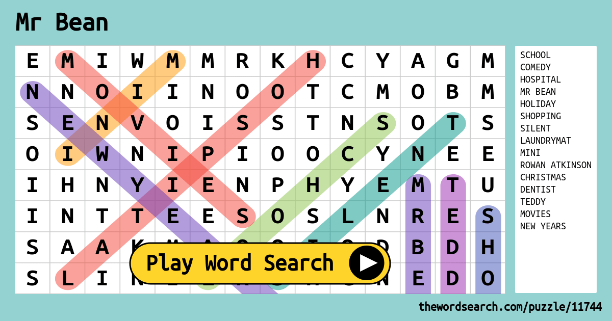 mr-bean-word-search