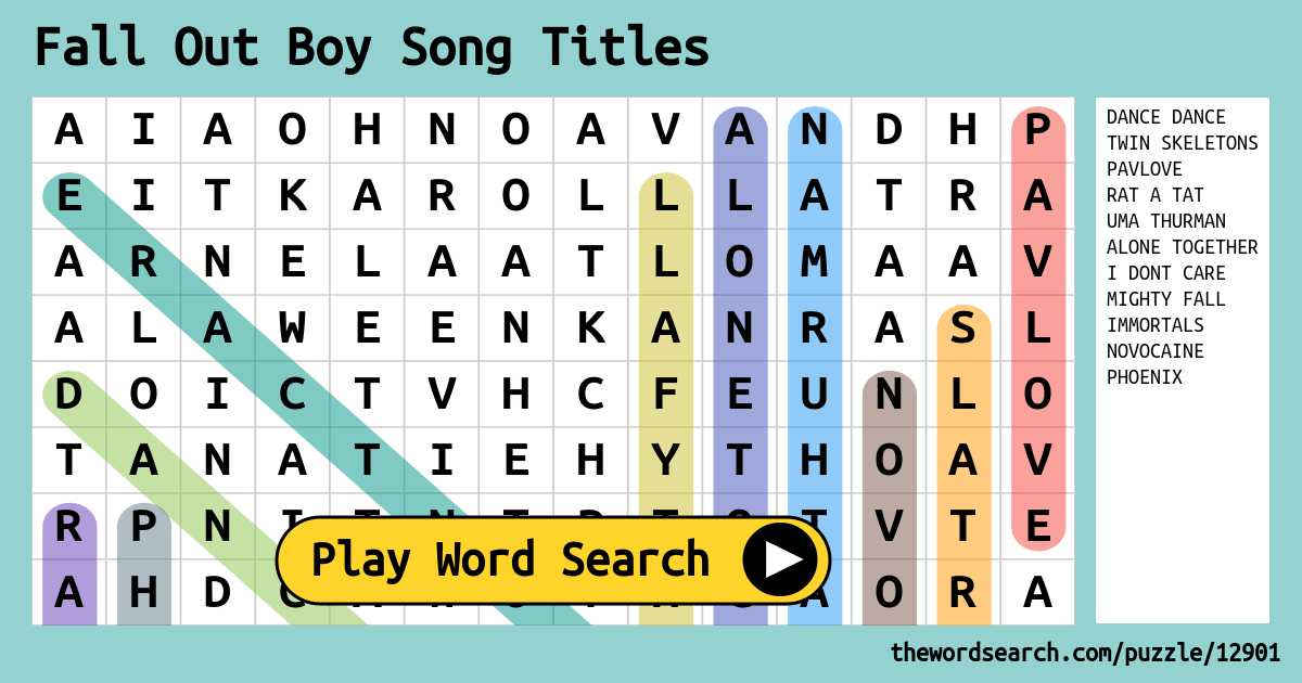 song titles with word clock