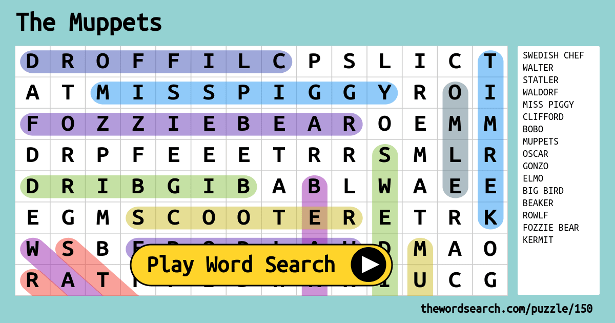 the-muppets-word-search