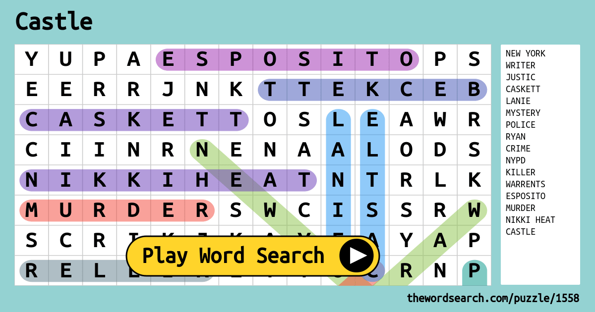 castle-word-search