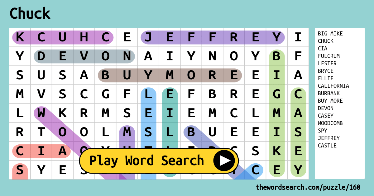 Download Word Search on Chuck