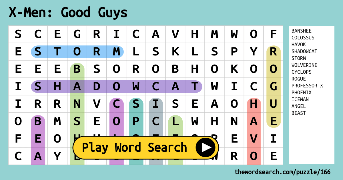 x-men-good-guys-word-search