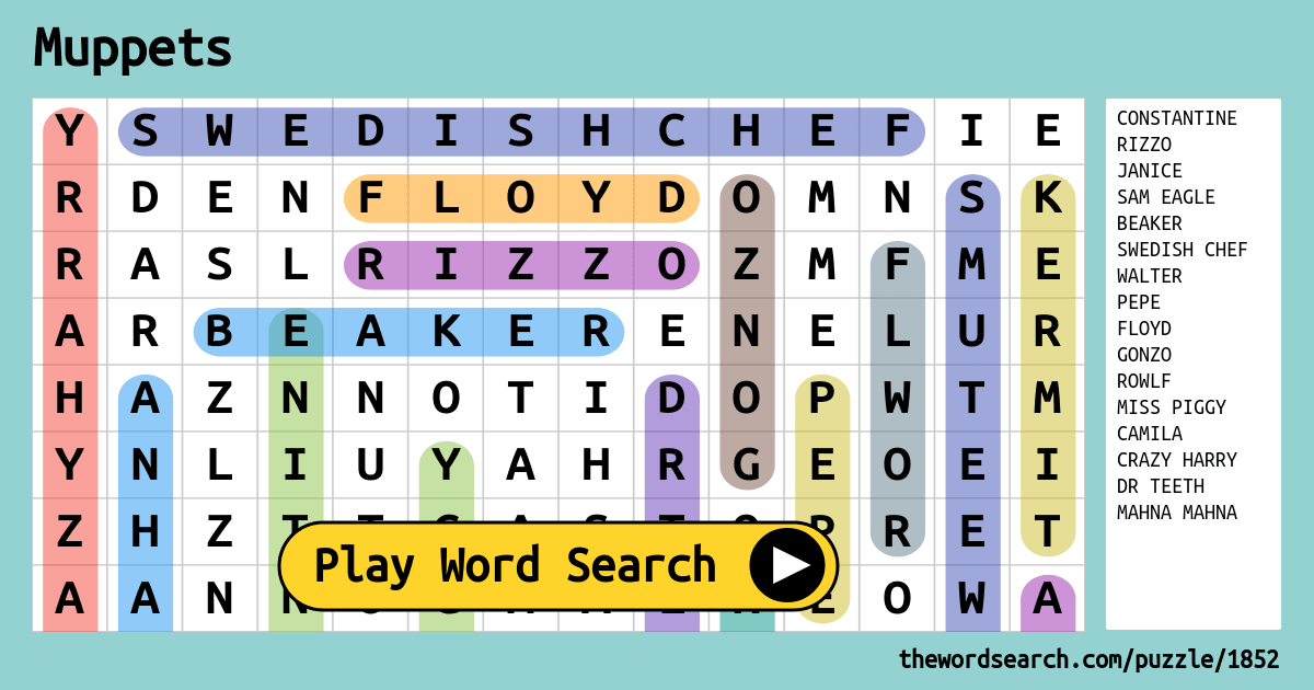 muppets-word-search