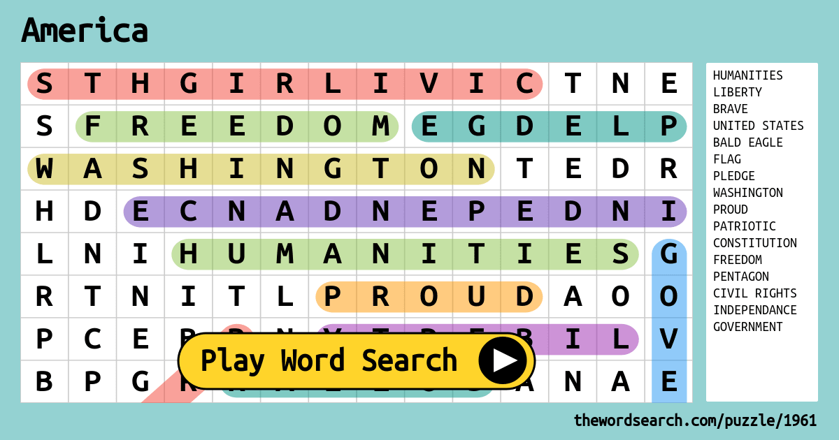 america-word-search