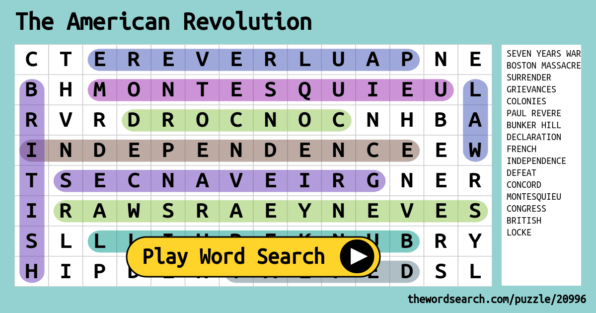 the-american-revolution-word-search