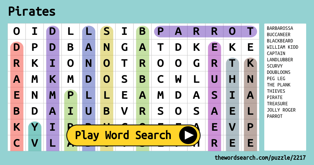 pirates-word-search