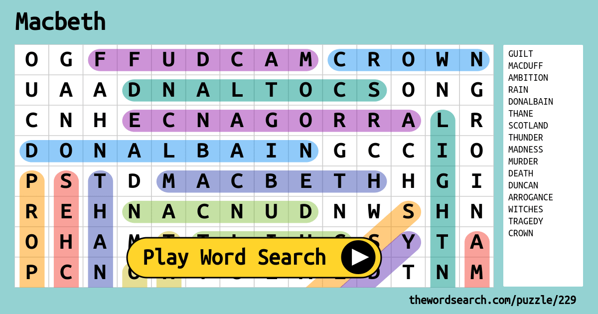 macbeth-word-search