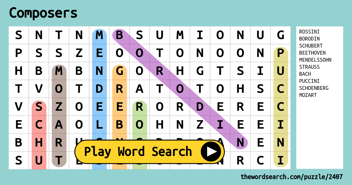 composers-word-search