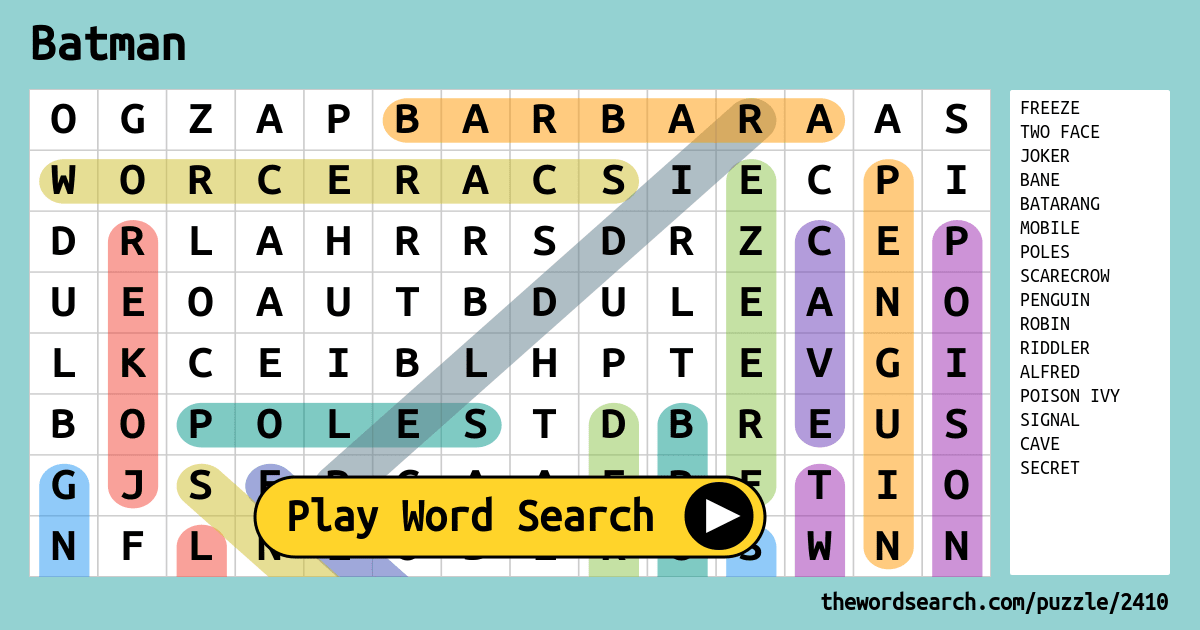 batman-word-search