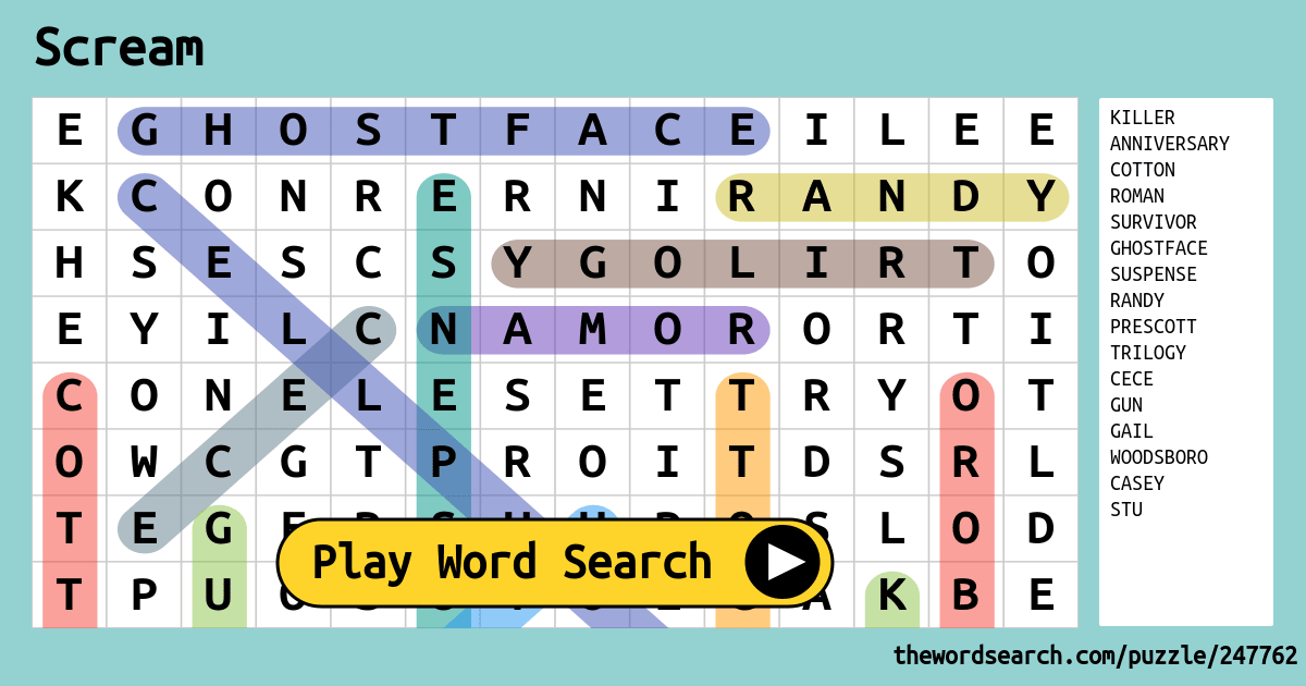 Download Word Search on Scream