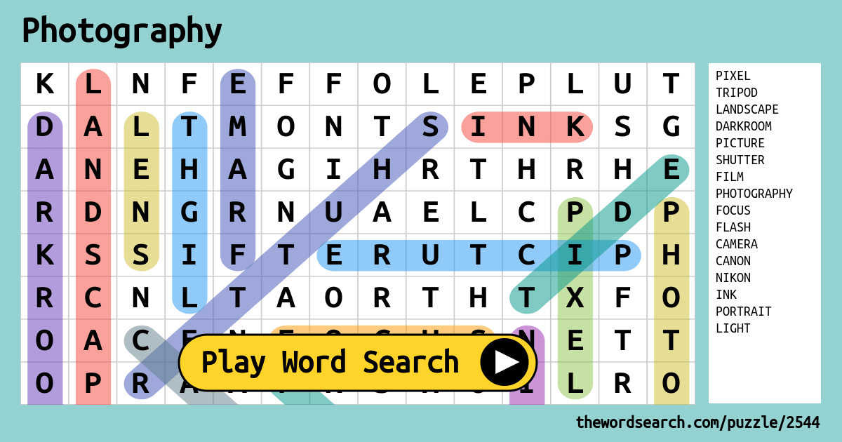 Word Search Finder Camera App - BWODS