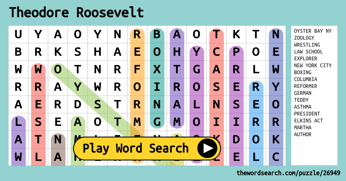 theodore-roosevelt-word-search