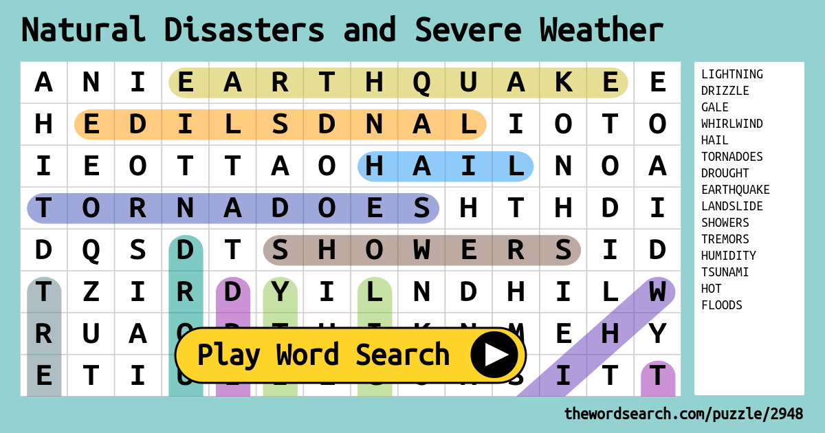 natural-disasters-and-severe-weather-word-search