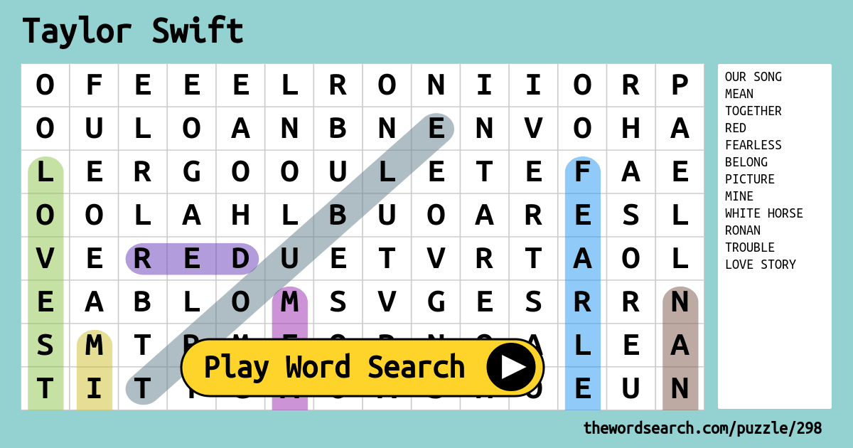 word search maker template
