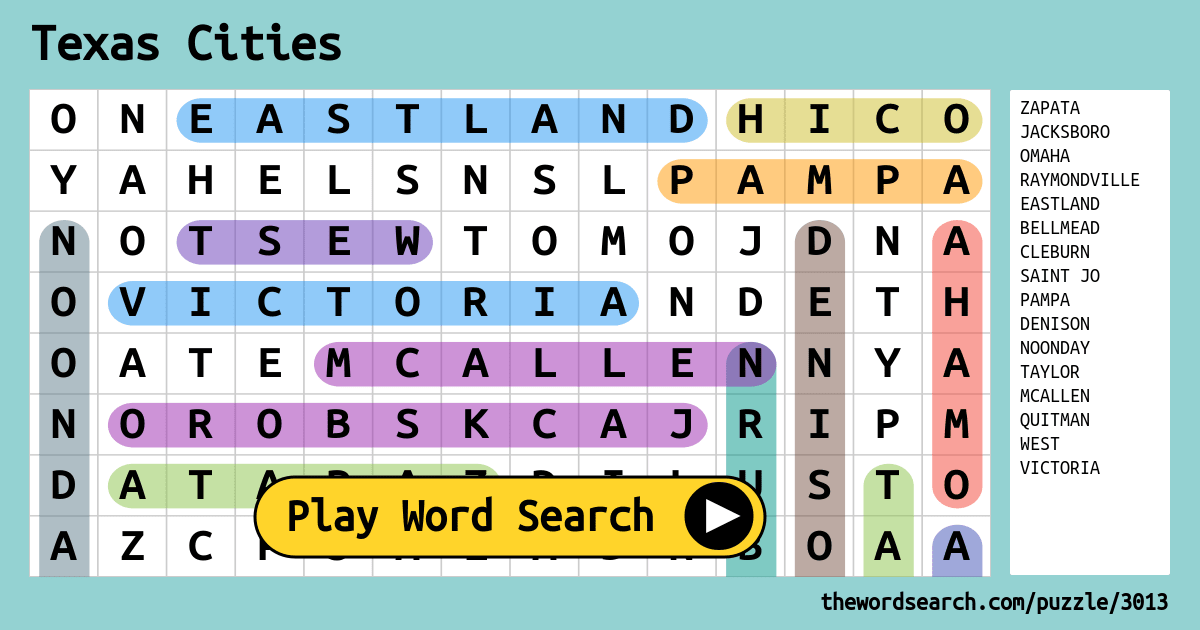 texas-cities-word-search