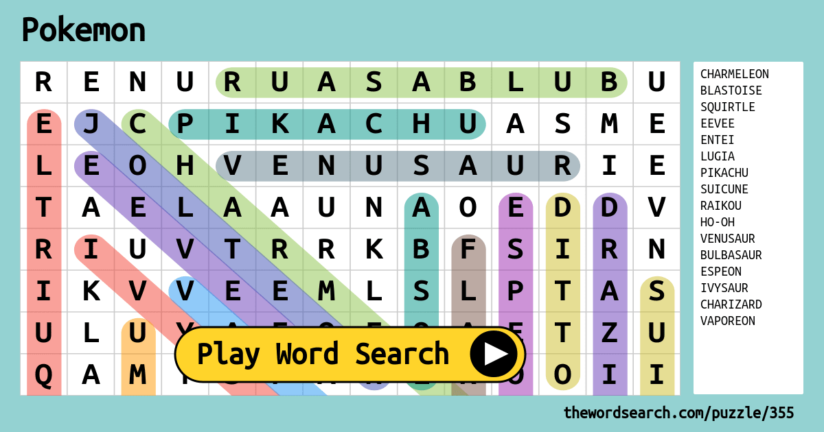 10 Best Pokemon Word Search Puzzles Printable Printab vrogue co