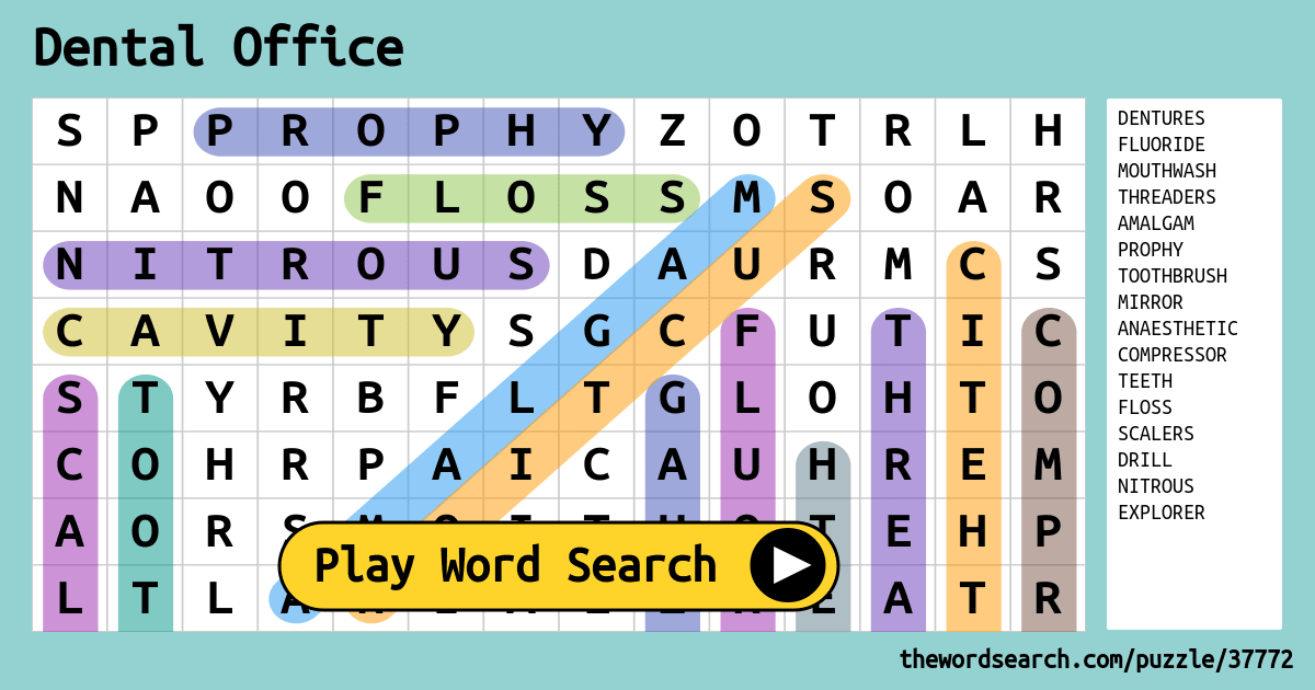 dental-office-word-search