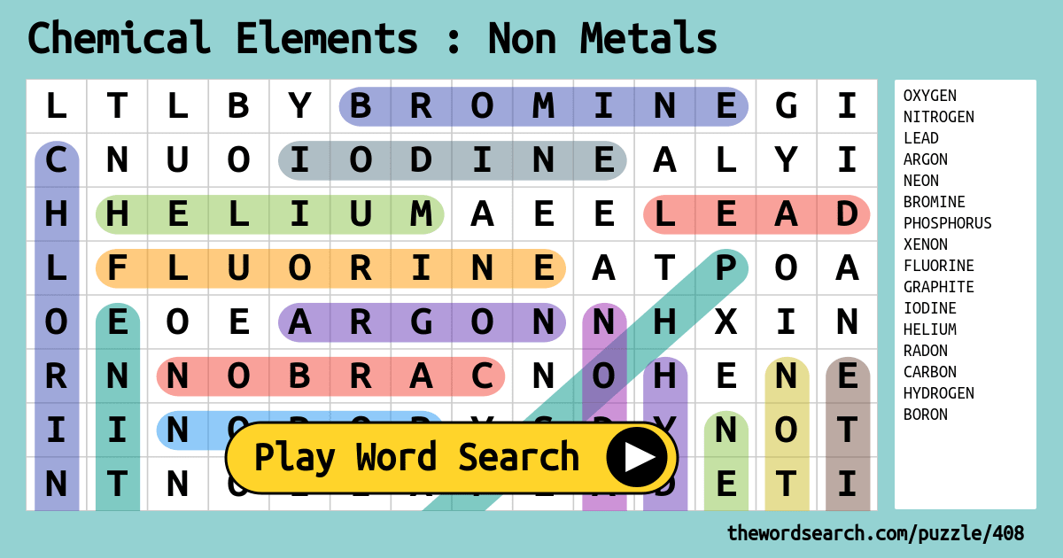 chemical-elements-non-metals-word-search