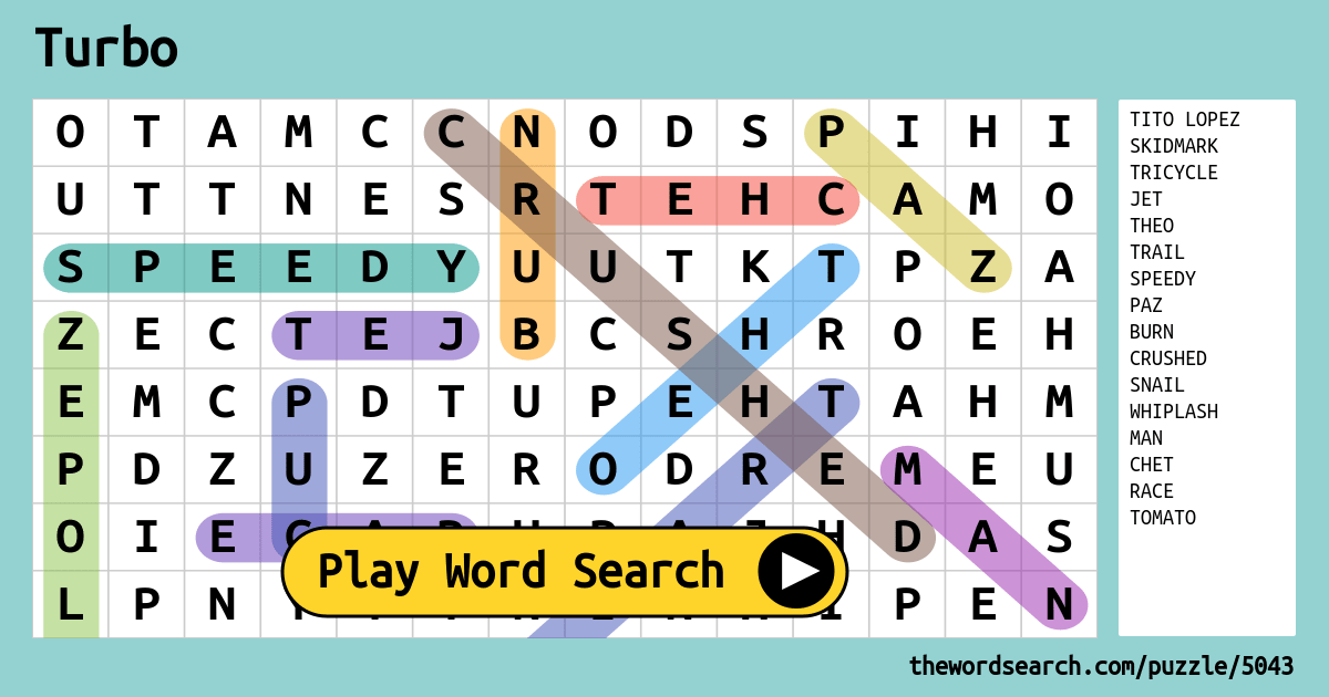 Turbo Word Search