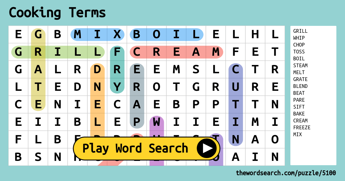 cooking-terms-word-search