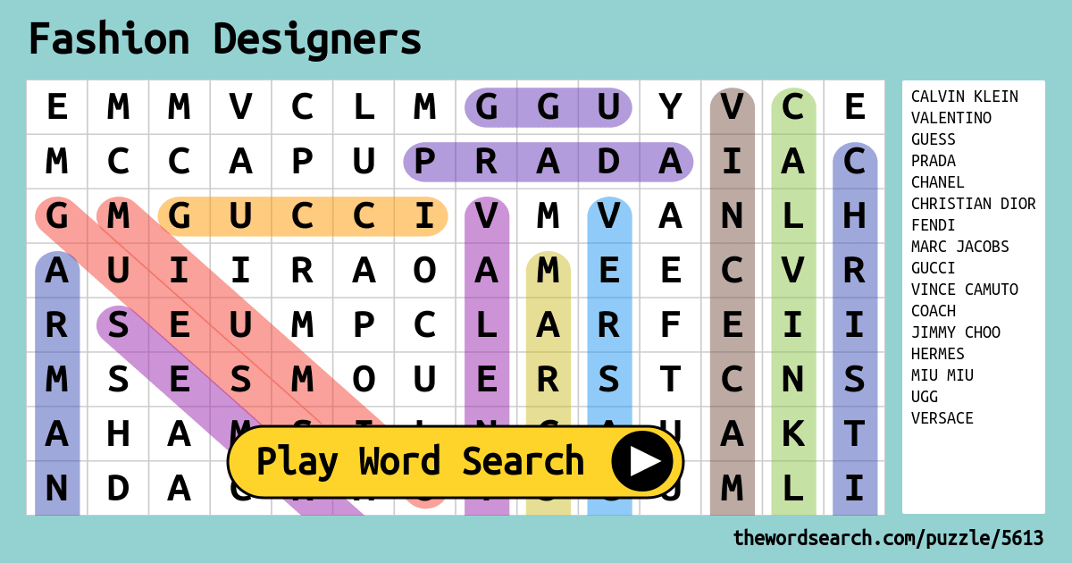 fashion-designers-word-search