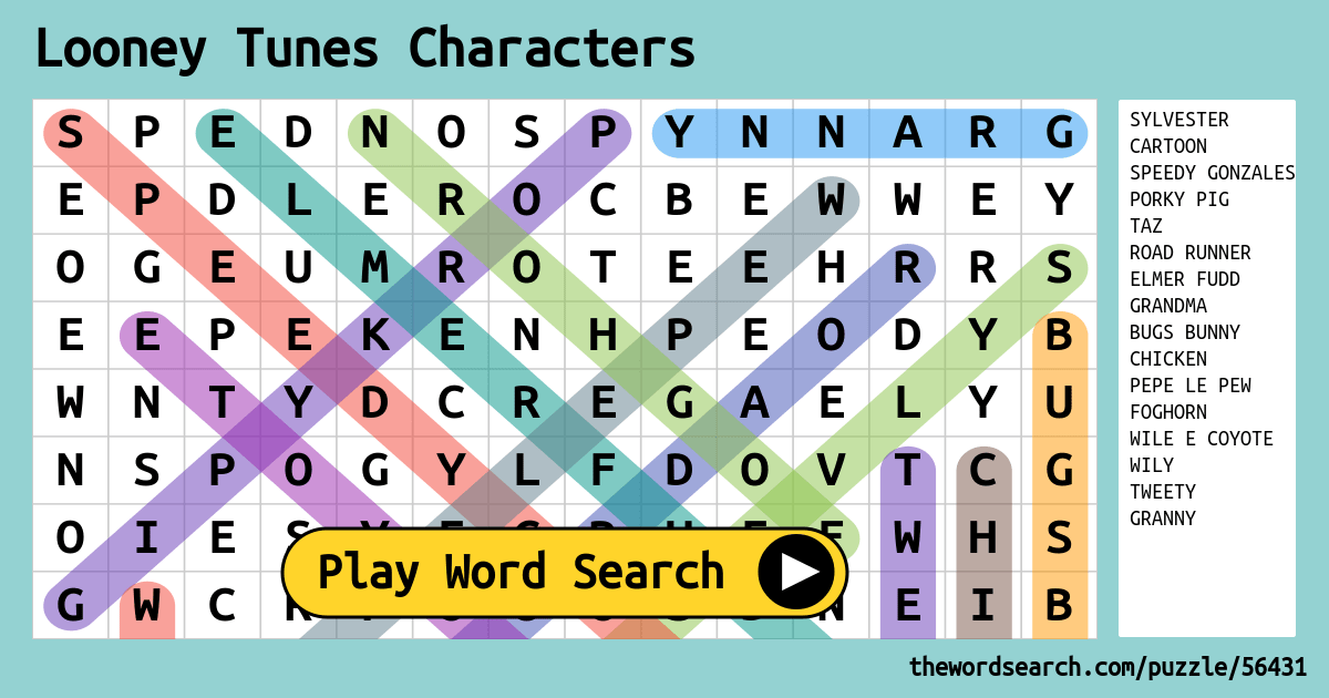 looney-tunes-characters-word-search