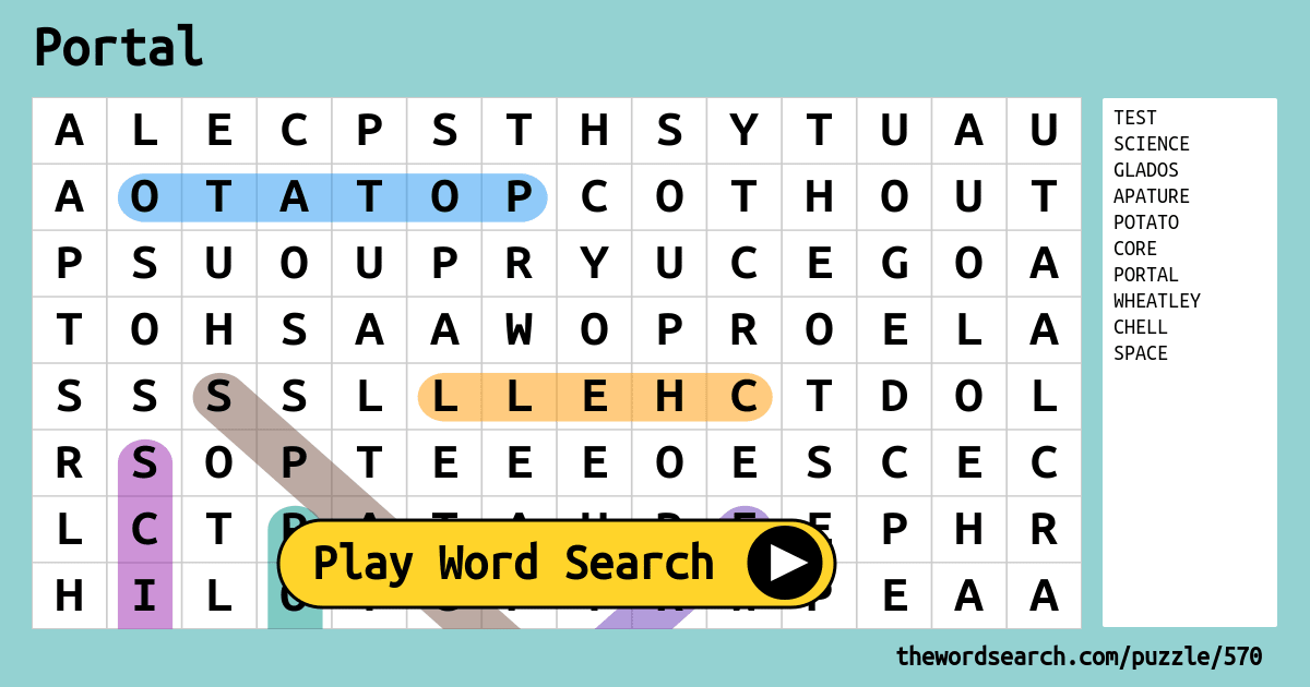 Portal Word Search