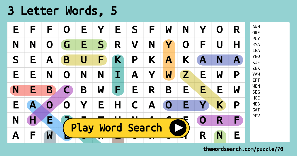 5 letter word with 3 o's