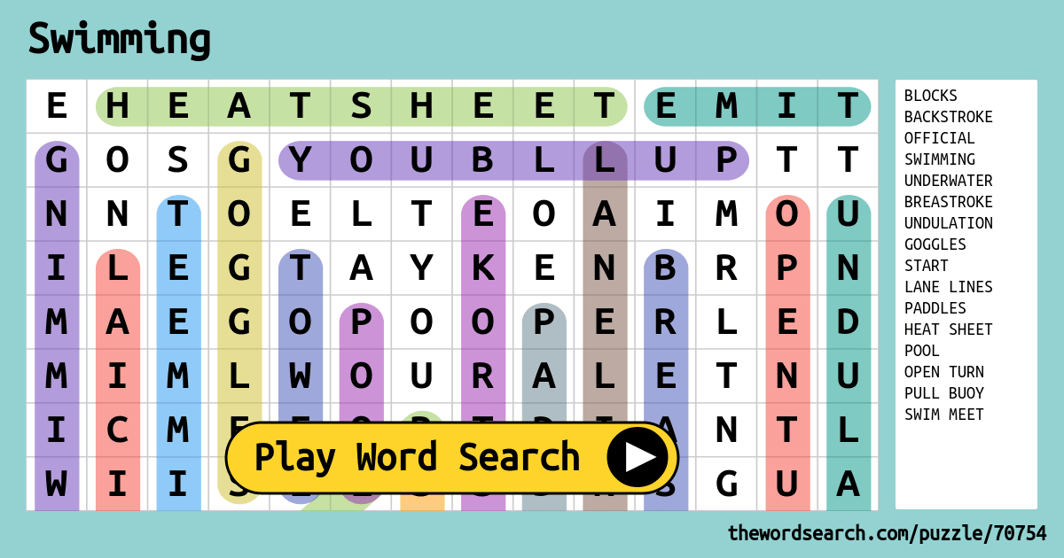 swimming-word-search