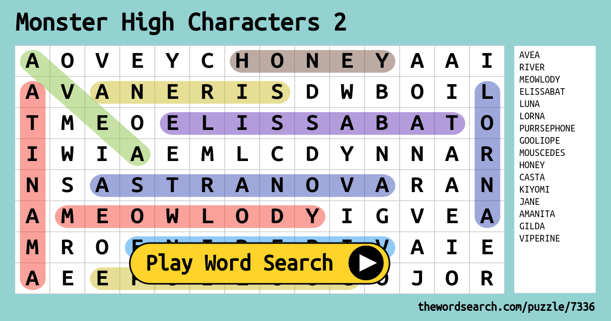 monster-high-characters-2-word-search