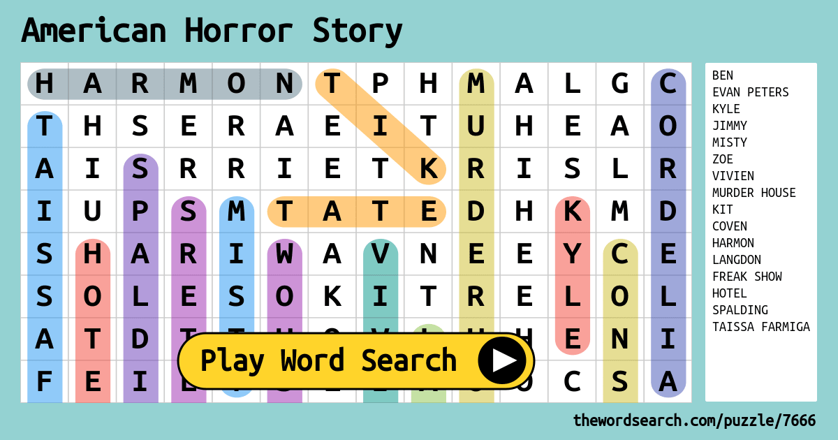 american-horror-story-word-search