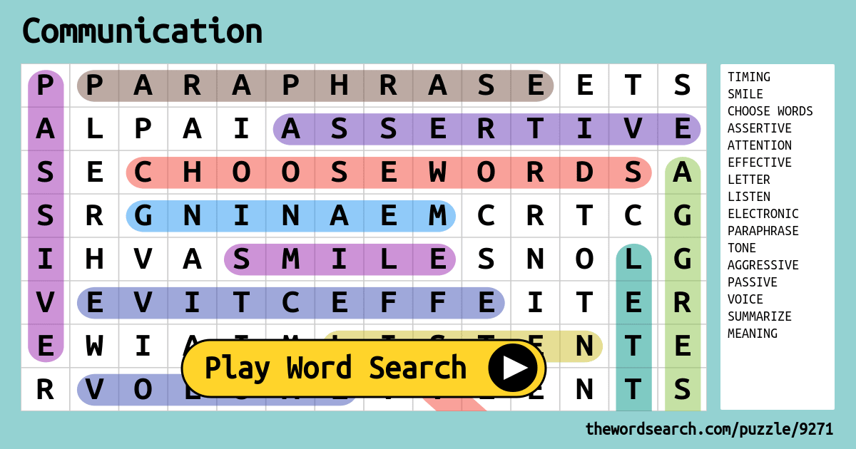 communication-word-search