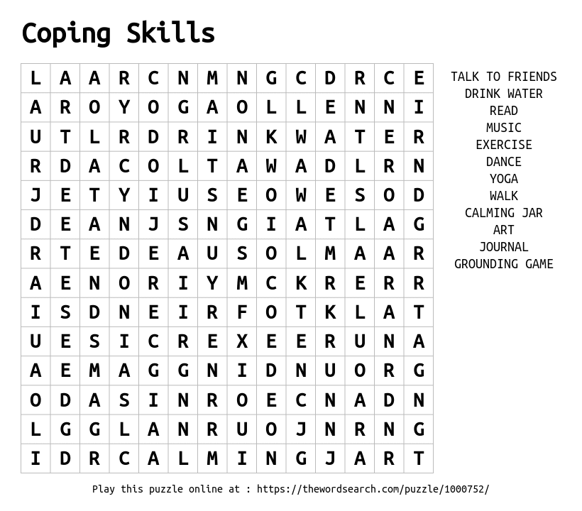 coping-skills-word-search