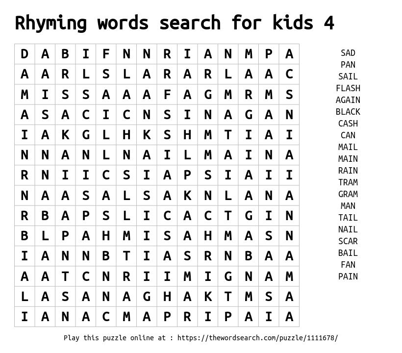 Rhyming Words Worksheets with Pictures - Classful
