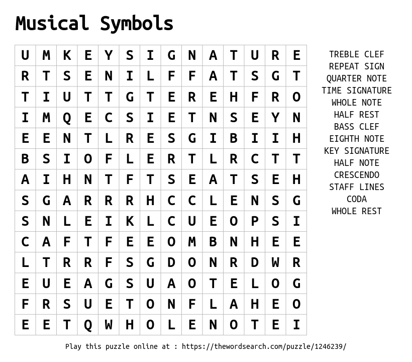 FREE Printable Number Signs by The Musical Middle