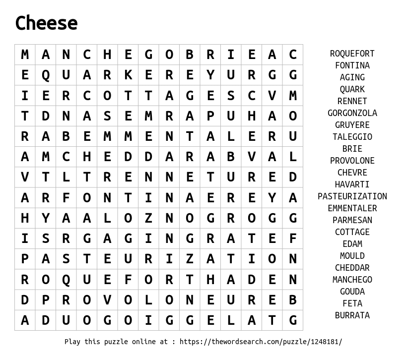 download-word-search-on-cheese