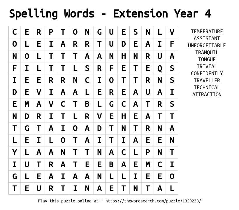 Word Search For Grade 4 K5 Learning Word Search For Grade 4 K5 Learning Andrea Mcintosh