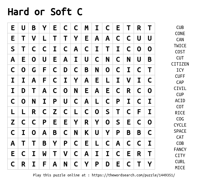 download word search on hard or soft c