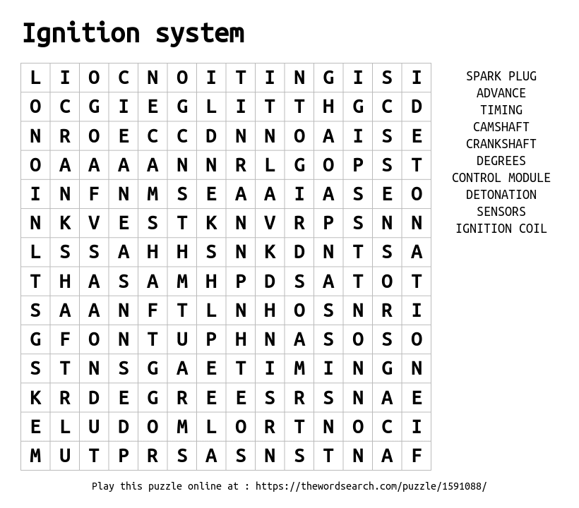 Download Word Search on Ignition system