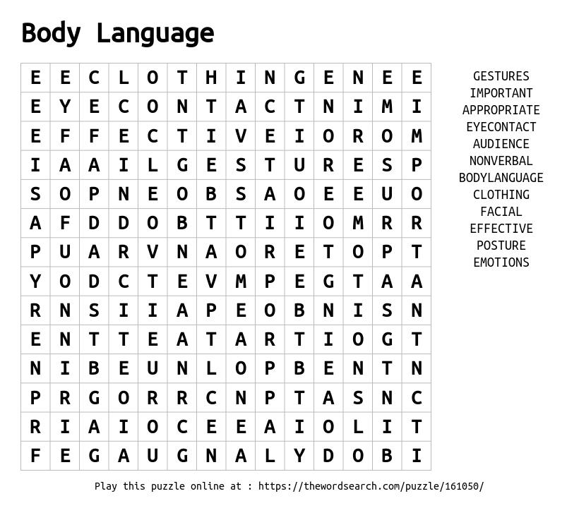 word search 4. used in body functions