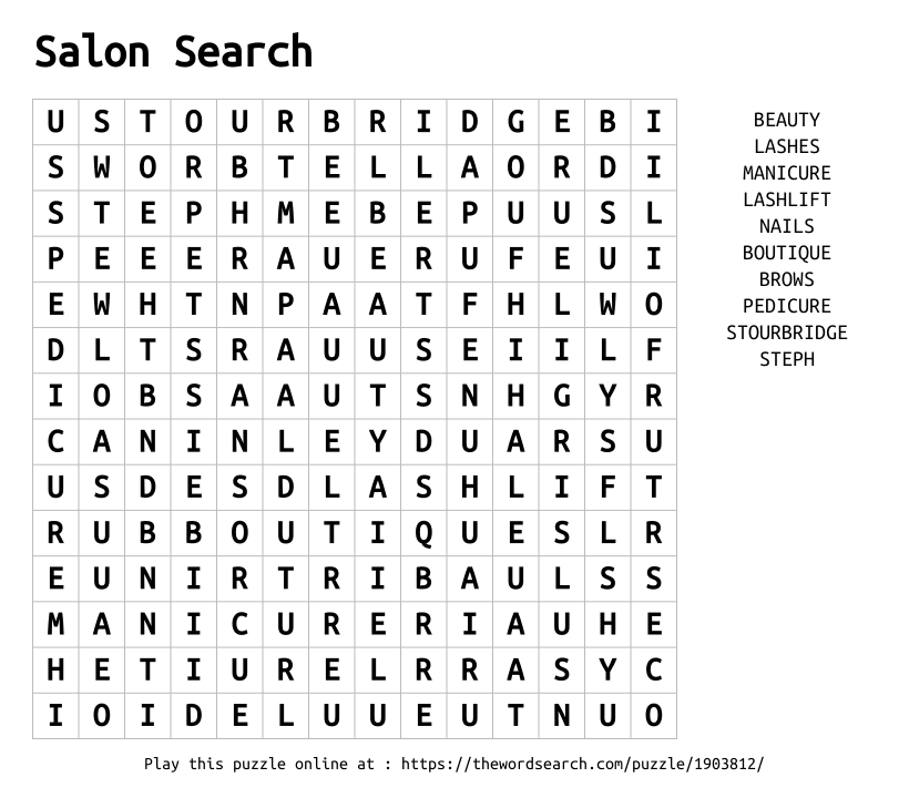 Download Word Search on Salon Search