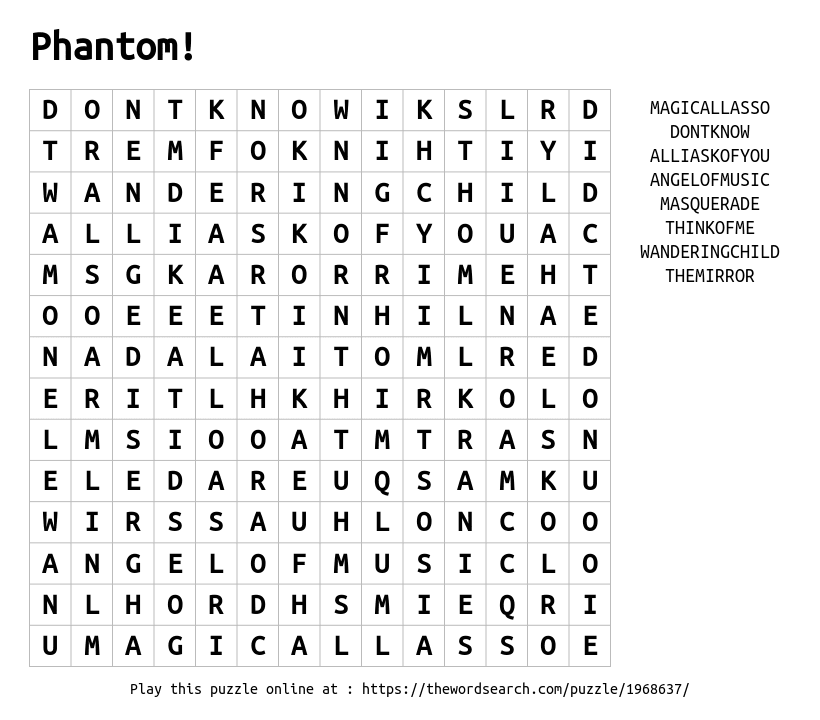 You searched for phantom