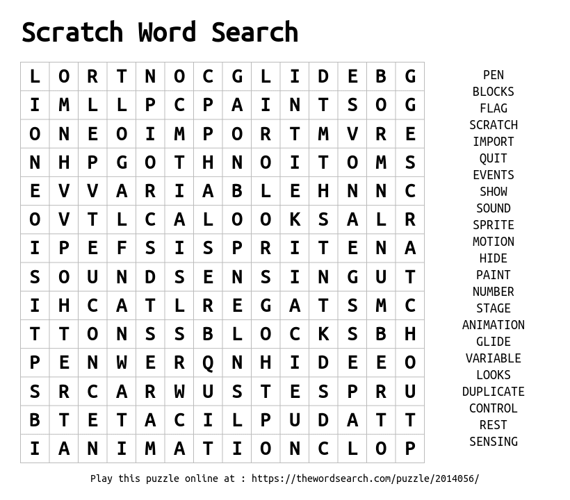 Scratch - Search