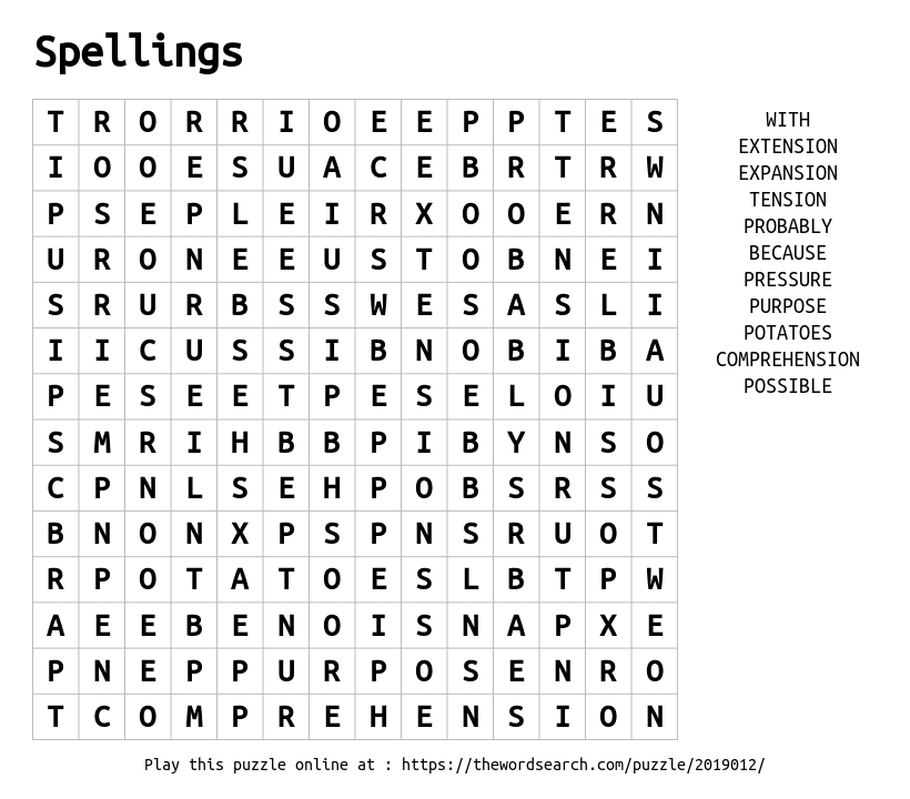 Making A Word Search On Microsoft Word