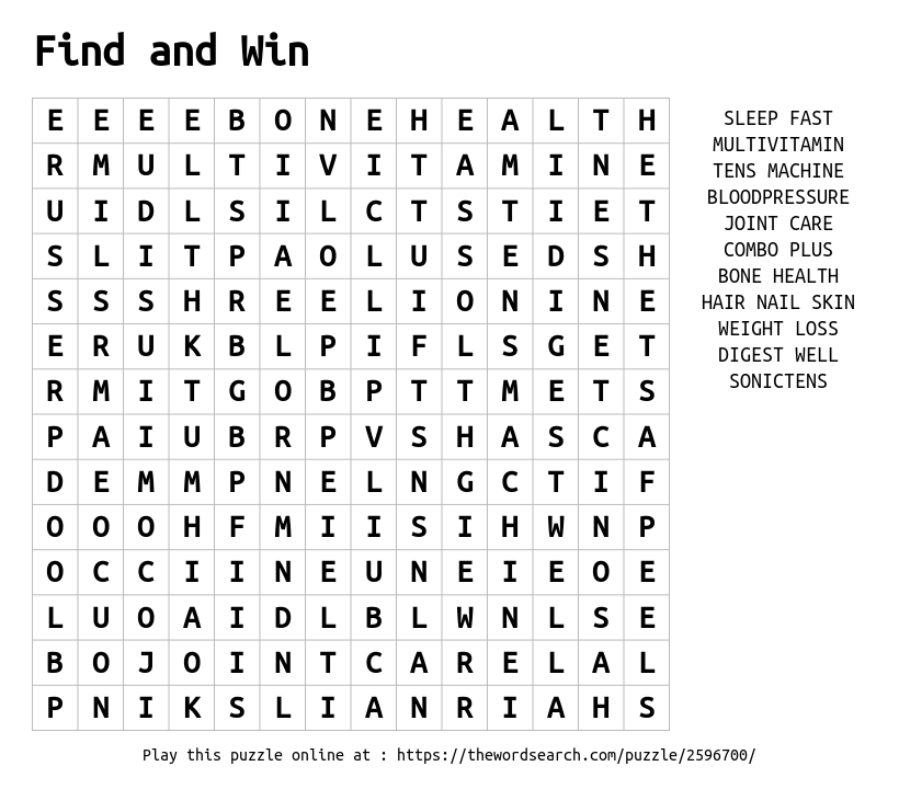 Find and Win