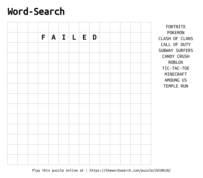Download Word Search on Word-Search